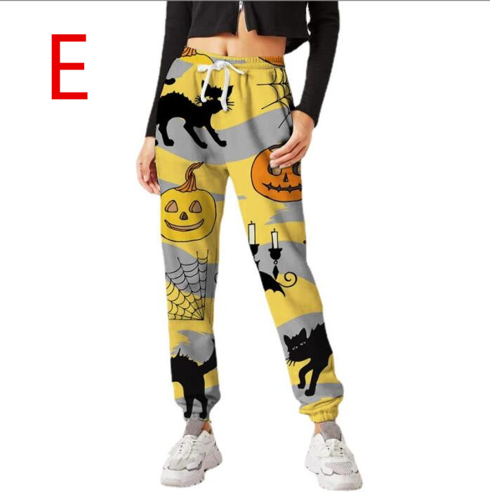 ハロウィンヨガパンツ ヒップアップ トレーニング フィットネス エアロビクス ズボン 美脚 エアロビクスウェア ズボン ランニングウェア ダンス衣装 