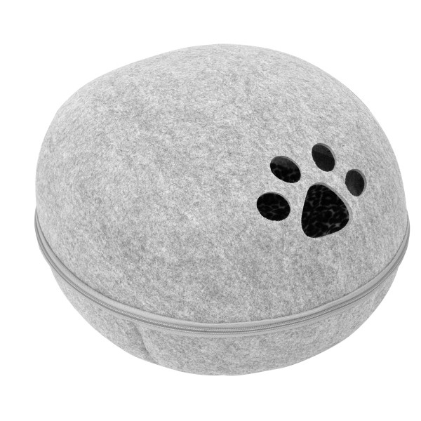 キャットハウス ドーム型 ペットベッド ドーム 卵型 猫用ベッド ペットハウス ねこ かまくら型 送料無料 ネコ フェルト 