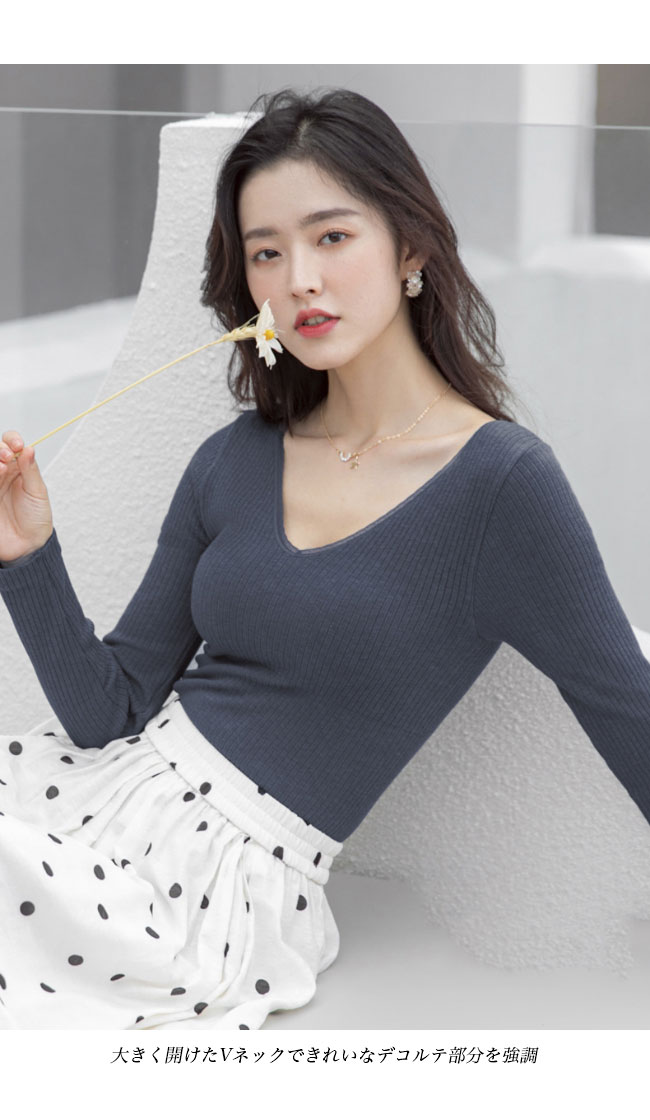 送料無料 裏起毛 インナーシャツ レディース インナー Vネック カップ付き インナーウェア リブインナー秋 ヒートテック ブラトップ 保温 厚手 冬 長袖 