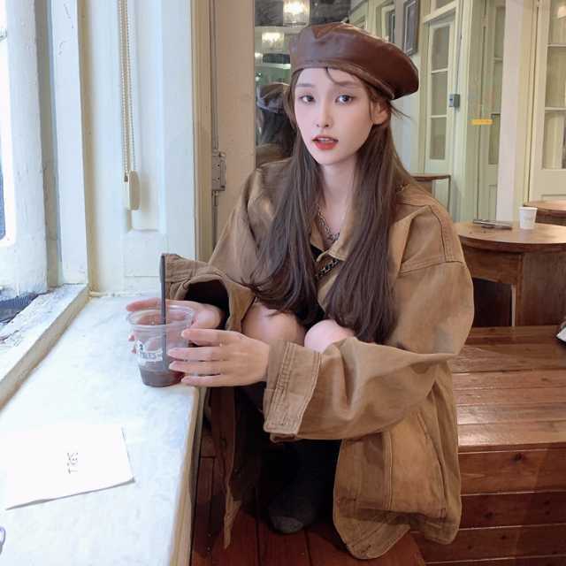 アウター デニム ジャケット デニムジャケット レディース ライトアウター 襟付き 長袖 オーバーサイズ キレセク ミディアムジャケット 羽織 