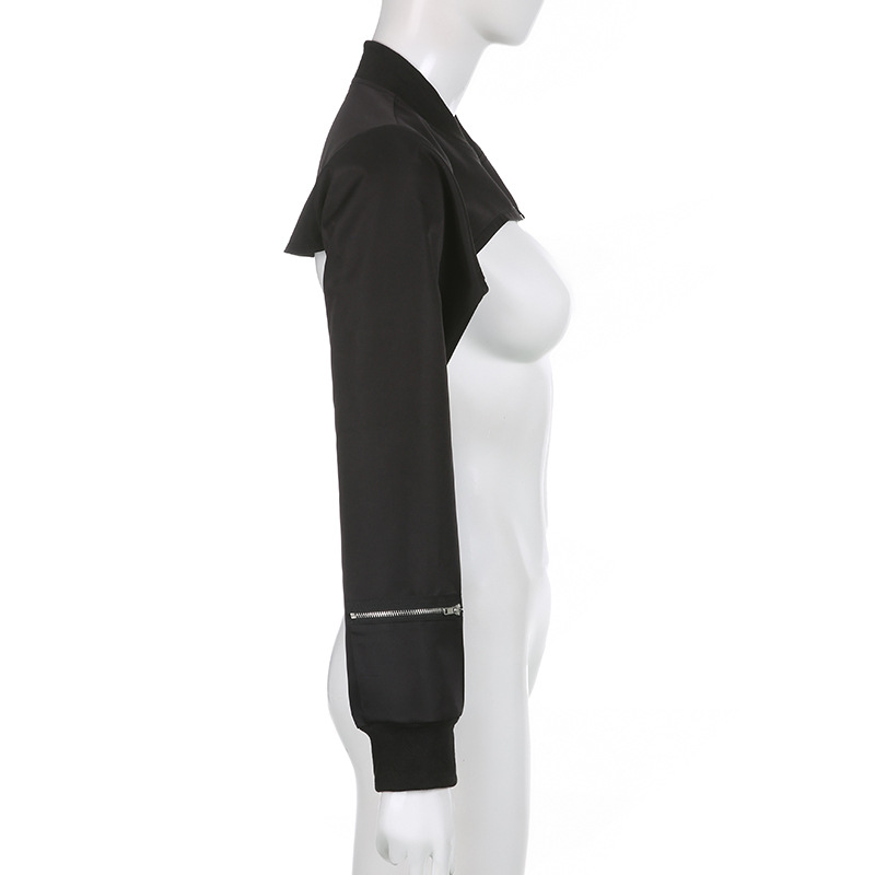 ショート丈 ブルゾン ジャケット MA-1 ボレロ ミニ丈 HIPHOP ストリート 韓国 衣装 レディース 原宿系 ダンス 渋谷系 K-POP 