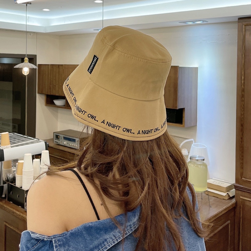 ロゴ 英文字 バケットハット バケハ 韓国 ストリート 衣装 オルチャン レディース K-POP HIPHOP 原宿系 ダンス Y2K 6ACC-229 