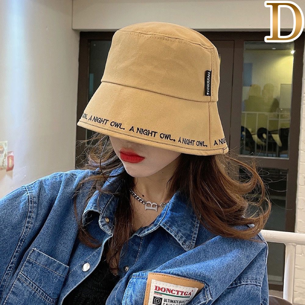 ロゴ 英文字 バケットハット バケハ 韓国 ストリート 衣装 オルチャン レディース K-POP HIPHOP 原宿系 ダンス Y2K 6ACC-229 