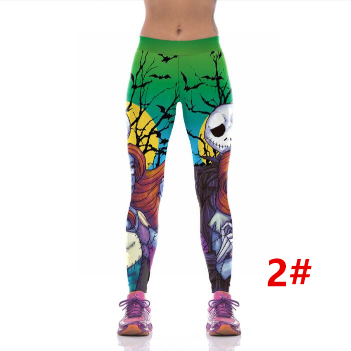 ハロウィンヨガパンツ ヒップアップ トレーニング フィットネス エアロビクス ズボン 美脚 ランニングウェア エアロビクスウェア ズボン ダンス衣装 