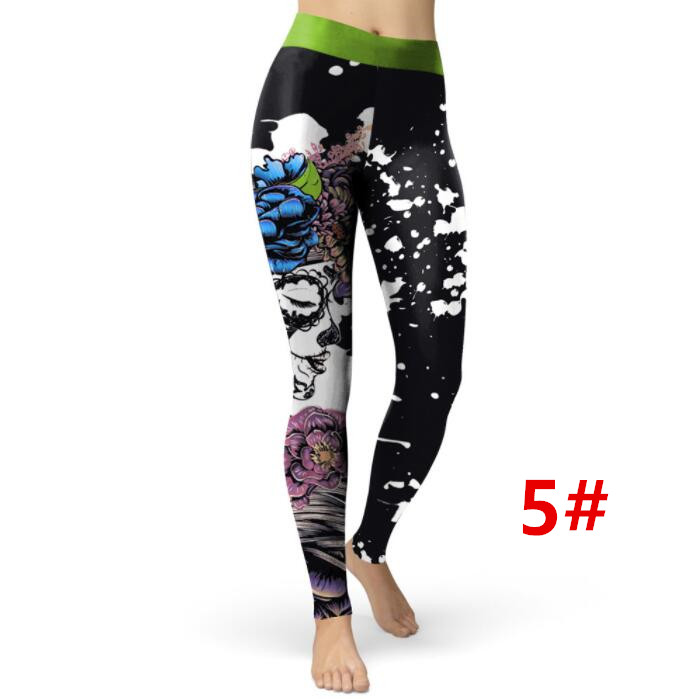 ハロウィンヨガパンツ ヒップアップ トレーニング フィットネス エアロビクス ズボン 美脚 ランニングウェア エアロビクスウェア ズボン ダンス衣装 