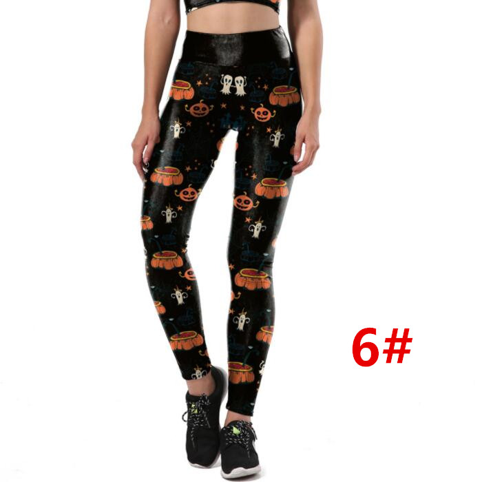 ハロウィンヨガパンツ ヒップアップ トレーニング フィットネス エアロビクス ズボン 美脚 ランニングウェア エアロビクスウェア ズボン ダンス衣装 