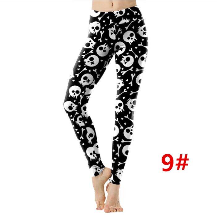 ハロウィンヨガパンツ ヒップアップ トレーニング フィットネス エアロビクス ズボン 美脚 ランニングウェア エアロビクスウェア ズボン ダンス衣装 