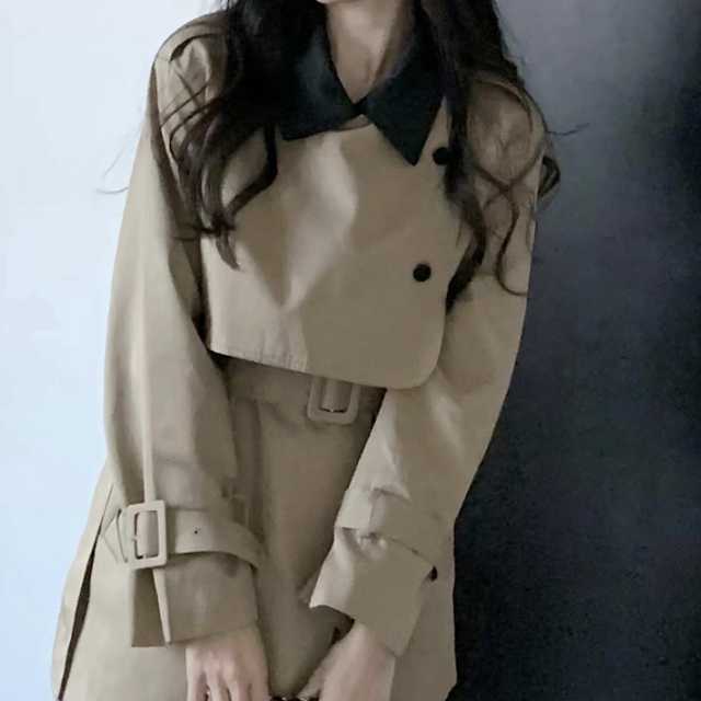 アウター コート トレンチコート ジャケット ミディアムジャケット アンブレラヨーク ミディアム丈 秋アウター 上着 キレセク マキシ レディース 