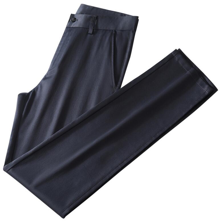 夏パンツ 薄手氷のようにつるつる スーツパンツ メンズビジネスパンツ ロック丈パンツ カジュアルパンツ 38 34 ボ長ズボン29 33 36 30 35 31 32 
