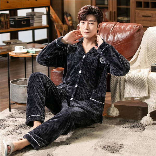 パジャマ メンズ 冬 暖かい ふわふわ 柔らかい プレゼント 長袖 ルームウェア 秋冬 あったか お揃い 誕生日 上下セット 前開き もこもこ 部屋着 
