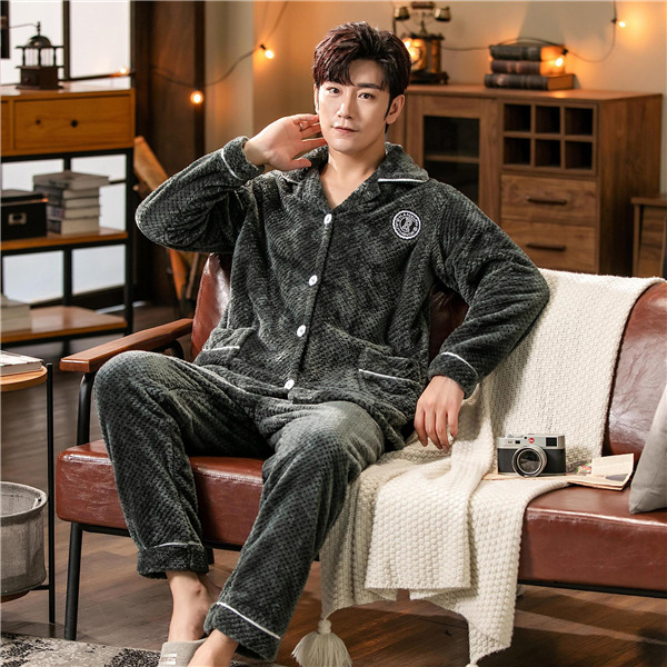 パジャマ メンズ 冬 暖かい ふわふわ 柔らかい プレゼント 長袖 ルームウェア 秋冬 あったか お揃い 誕生日 上下セット 前開き もこもこ 部屋着 