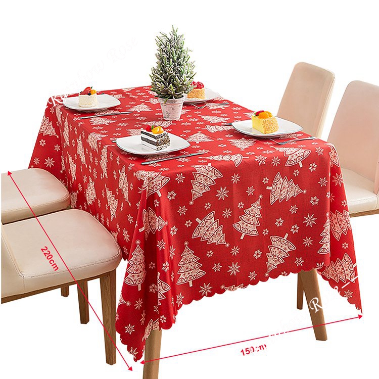 クリスマステーブルクロス テーブルマット クリスマス飾り パーティー おしゃれ 北欧 テーブルカバー 防水 防油 長方形 撥水加工 