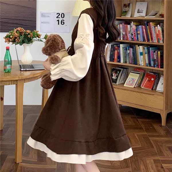 ワンピース 制服 JK服 2COLOR 女子高生 学園祭 2XL 3XL 可愛い 秋冬制服 ハロウィン 学院風 