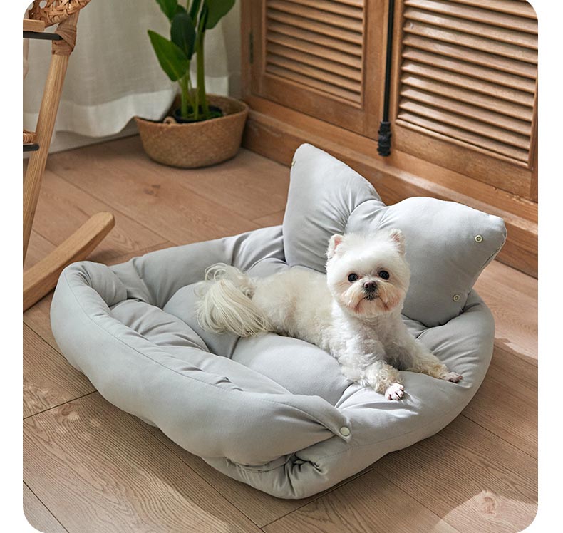 犬ベッド 多機能ペットハウス おしゃれ 3WAY 洗える ふかふか 猫ベッド 犬用 猫用 ペットベッド まくら 枕 かわいい マット 布団 子犬 ペットクッション 中型犬 