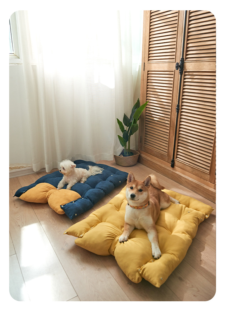 犬ベッド 多機能ペットハウス おしゃれ 3WAY 洗える ふかふか 猫ベッド 犬用 猫用 ペットベッド まくら 枕 かわいい マット 布団 子犬 ペットクッション 中型犬 