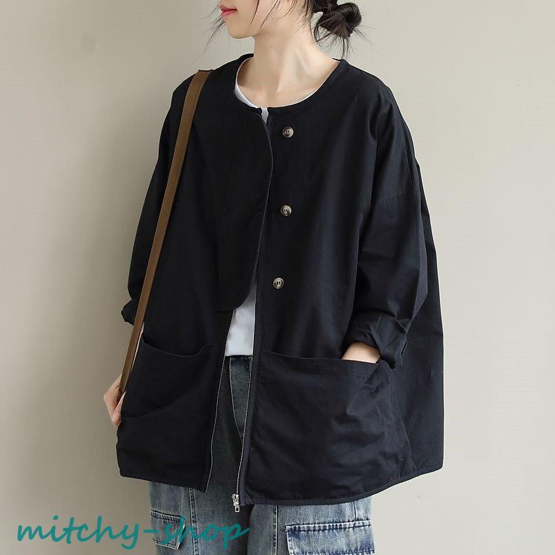 マウンテンウィンドブレーカー ジャケット ジャンパー レディース トップス プルオーバー アウトドア ミリタリーコート 秋冬 春 