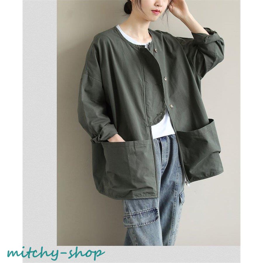 マウンテンウィンドブレーカー ジャケット ジャンパー レディース トップス プルオーバー アウトドア ミリタリーコート 秋冬 春 