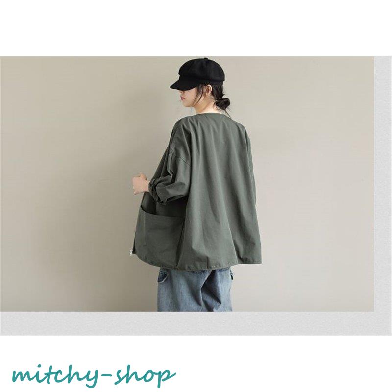 マウンテンウィンドブレーカー ジャケット ジャンパー レディース トップス プルオーバー アウトドア ミリタリーコート 秋冬 春 