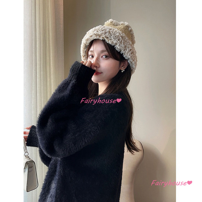 ニットカーディガン レディース 秋冬 40代 長袖 ニットコーディガン 韓国風 アウター ゆったり 50代 無地Vネックカーディガン オシャレ ミディアム丈セーター 