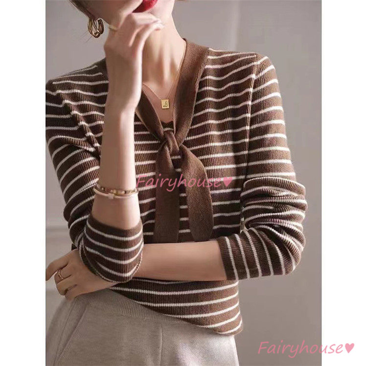 ニット セーター トップス レディース 秋冬 ラウンネック 通勤 カジュアルニット 幾何柄 きれいめ 長袖ニット 着痩せ ニットインナー オシャレ 