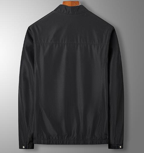 高品質ジャケット 詰め襟 メンズ春秋ジャケット ビジネスジャケット ショート丈中年ジャケット 男性用トップス 紺色 マウンテンパーカージャンパーブルゾン 