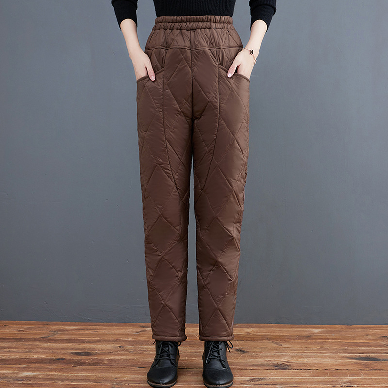 冬 保温パンツ 防寒 暖か 着痩せ ひし柄 コーデ 美脚 冷え対策 高級感 通勤スポーツ カジュアル 軽い ハイウエスト ストレッチ 