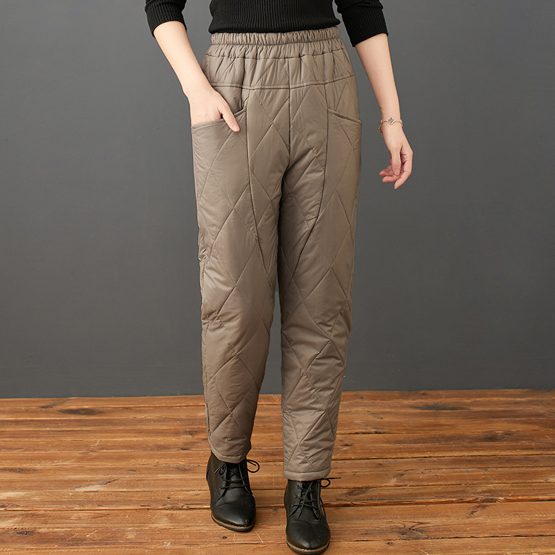 冬 保温パンツ 防寒 暖か 着痩せ ひし柄 コーデ 美脚 冷え対策 高級感 通勤スポーツ カジュアル 軽い ハイウエスト ストレッチ 