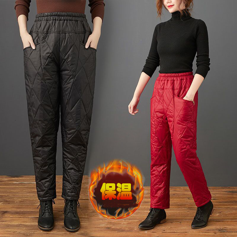 冬 保温パンツ 防寒 暖か 着痩せ ひし柄 コーデ 美脚 冷え対策 高級感 通勤スポーツ カジュアル 軽い ハイウエスト ストレッチ 