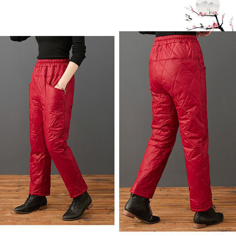 冬 保温パンツ 防寒 暖か 着痩せ ひし柄 コーデ 美脚 冷え対策 高級感 通勤スポーツ カジュアル 軽い ハイウエスト ストレッチ 