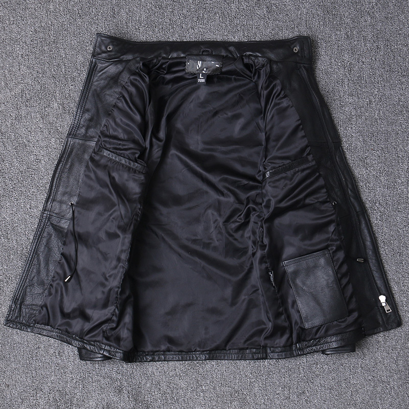 。ジャケット フライトジャケット レザージャケット メンズ 革ジャン 。 牛革 秋冬 冬服 ロング丈 バイクジャケット 