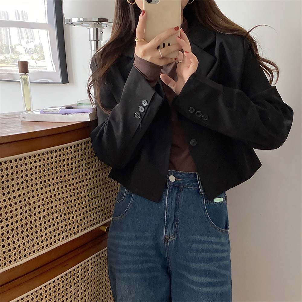 ジャケット レディース ショート丈 韓国  