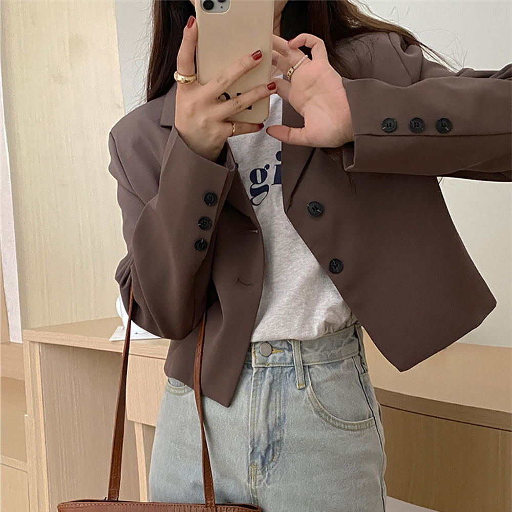 ジャケット レディース ショート丈 韓国  