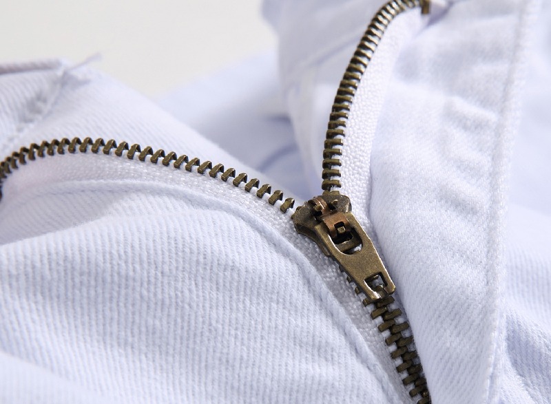 スキニー パンツ ジーンズ デニムパンツ メンズ ボスリム アメカジ ストリート系 多色 ダメージ加工 細身 美脚 白ジーンズ 