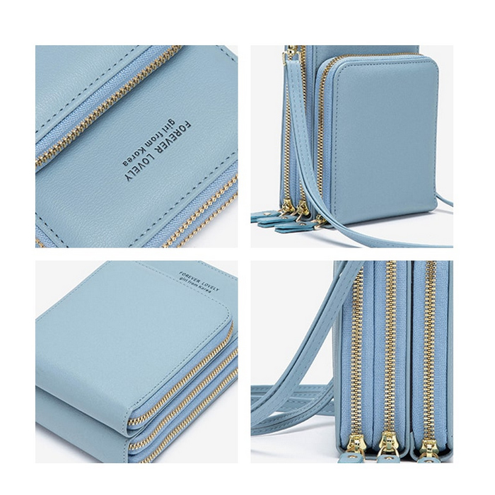 KS-012 スマホショルダー スマホケース スマホポーチ 財布 カード 収納 韓国 エスエヌスタイル レディース 送料無料 斜めがけ ポシェット ショルダーバッグ 