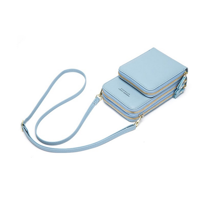 KS-012 スマホショルダー スマホケース スマホポーチ 財布 カード 収納 韓国 エスエヌスタイル レディース 送料無料 斜めがけ ポシェット ショルダーバッグ 