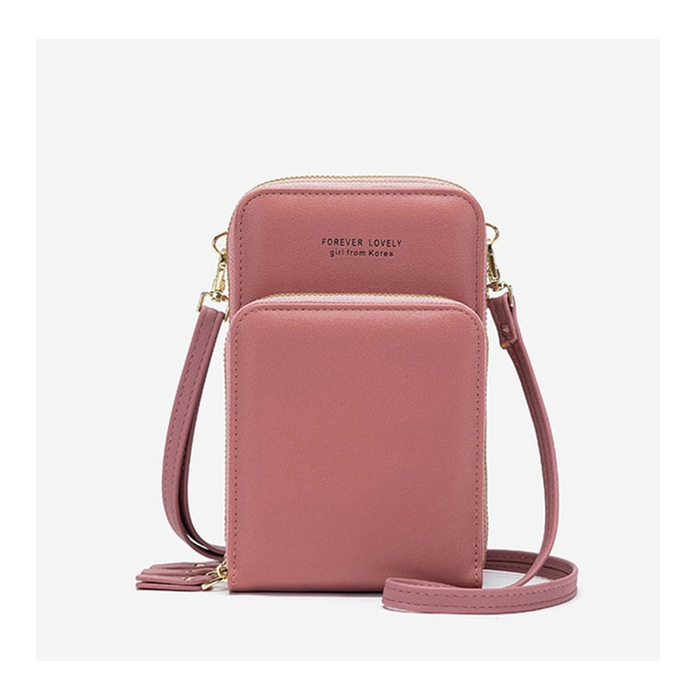 KS-012 スマホショルダー スマホケース スマホポーチ 財布 カード 収納 韓国 エスエヌスタイル レディース 送料無料 斜めがけ ポシェット ショルダーバッグ 
