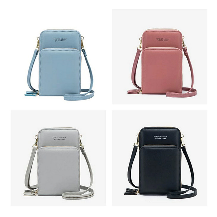 KS-012 スマホショルダー スマホケース スマホポーチ 財布 カード 収納 韓国 エスエヌスタイル レディース 送料無料 斜めがけ ポシェット ショルダーバッグ 