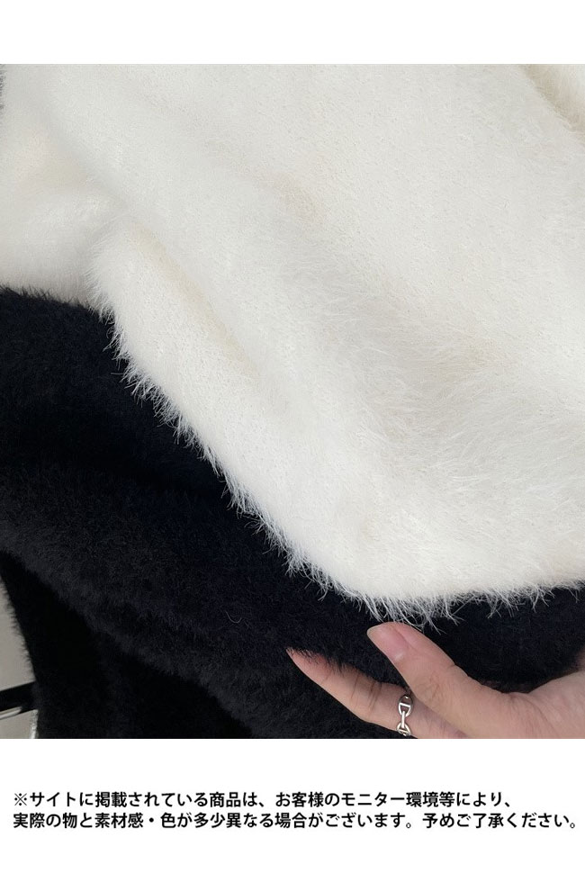 送料無料 ロングカーディガン モコモコ レディース カーデ 厚手ニット ドロップショルダー ロング コーディガン ノーボタン ニットカーディガン カーディガン 