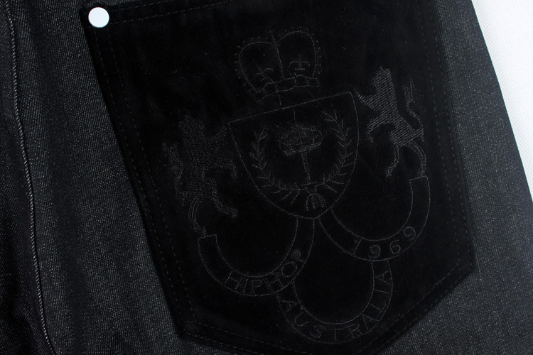 大きいサイズ メンズ ジーンズ 太め ゆったり HIPHOP 大きいサイズメンズジーンズ ボ ストリート系 デニム パンツ 刺繍入り ルーズストレート ズボン 