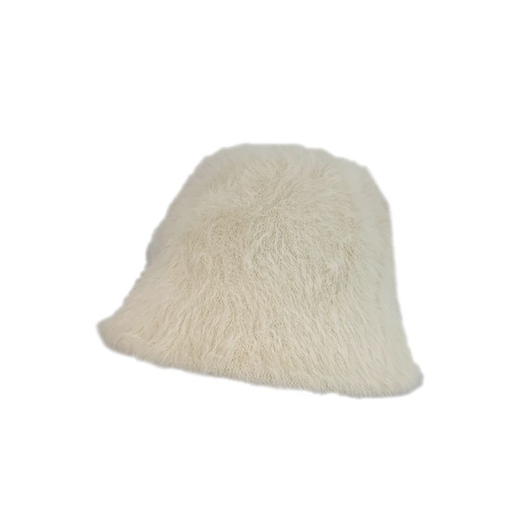 アンゴラ モヘア ファー バケットハット バケハ 韓国 原宿系 ストリート レディース 衣装 ダンス K-POP オルチャン HIPHOP Y2K 