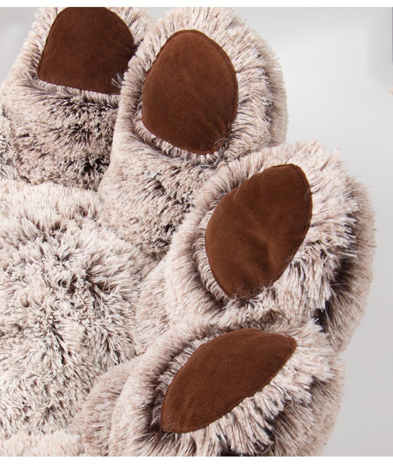 ペットベッド 肉球型 猫ベッド 犬ベッド 犬 猫 ふわふわ 可愛い 洗える ペットソファー ソフト ペットクッション ペットベット おしゃれ 暖かい 通年 室内用 