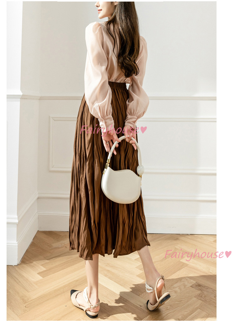 スカート マキシ丈 秋冬 Aラインスカート 黒 プリーツスカート オシャレ 50代 ハイウェストボ大人 レディース ロング丈スカート 40代 通勤OL 体型カバー 