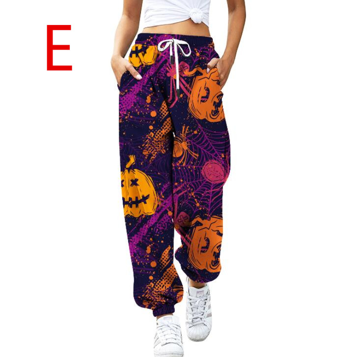 ハロウィンヨガパンツ ヒップアップ トレーニング フィットネス エアロビクス ズボン 美脚 エアロビクスウェア ランニングウェア ズボン ダンス衣装 