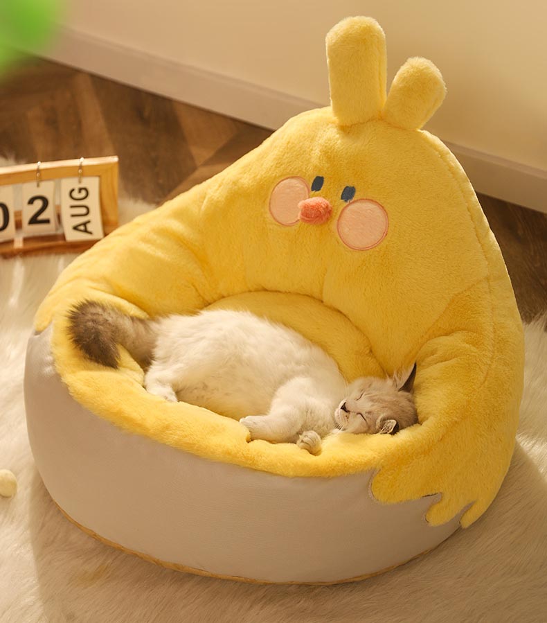 ペット ベッド 犬 猫 猫ハウスベッド ペットクッション 暖かい 寝心地良い 柔らかい フ中深デザイン 可愛い 肌触り良い クッションマット ふわふわ 
