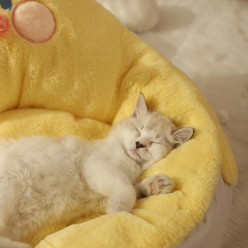 ペット ベッド 犬 猫 猫ハウスベッド ペットクッション 暖かい 寝心地良い 柔らかい フ中深デザイン 可愛い 肌触り良い クッションマット ふわふわ 