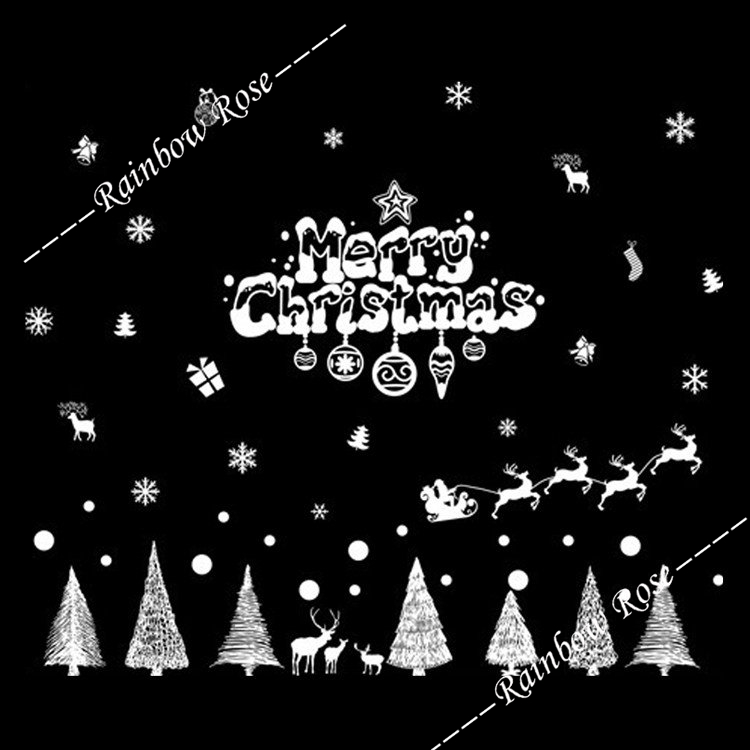 クリスマス ウォールステッカー 可愛いクリスマス雪の結晶 トナカイ 喫茶店 部屋飾り クリスマス装飾用 雪だるま 雪花 クリスマス ウォールステッカー 