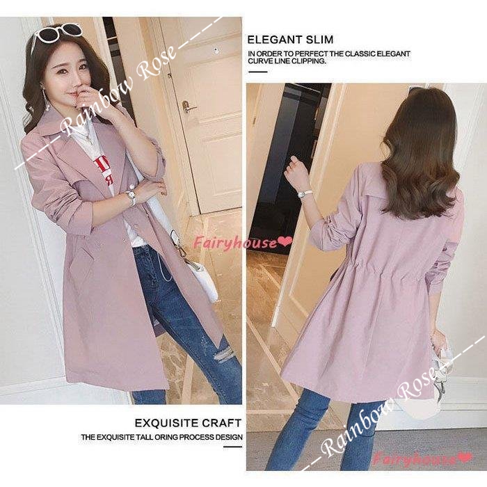 トレンチコート レディース 40代 ミディアム丈ジャケット 春コート ゆったりアウター 秋服 カジュアル韓国風 30代50代 オシャレ大きいサイズ 