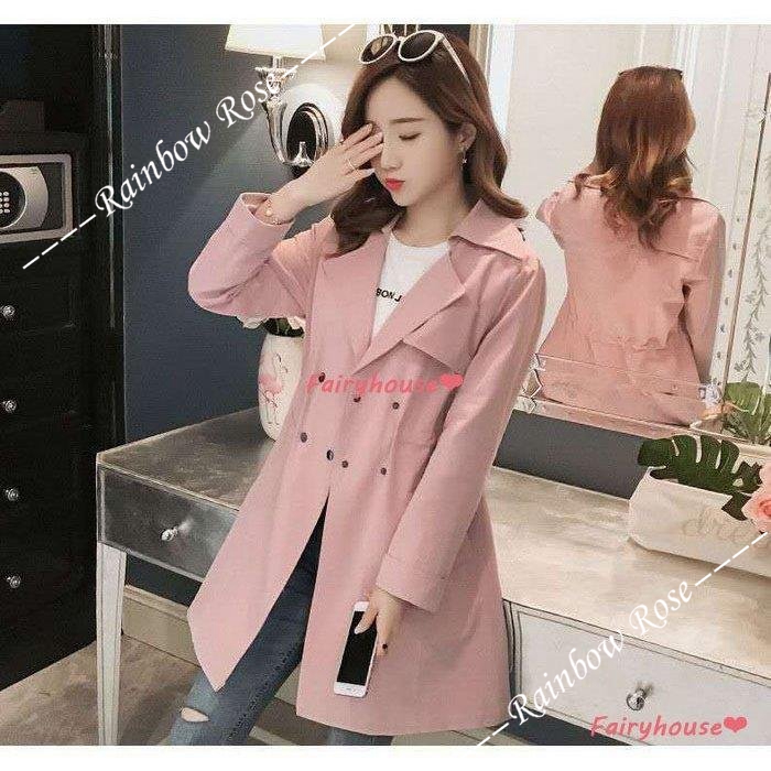 トレンチコート レディース 40代 ミディアム丈ジャケット 春コート ゆったりアウター 秋服 カジュアル韓国風 30代50代 オシャレ大きいサイズ 