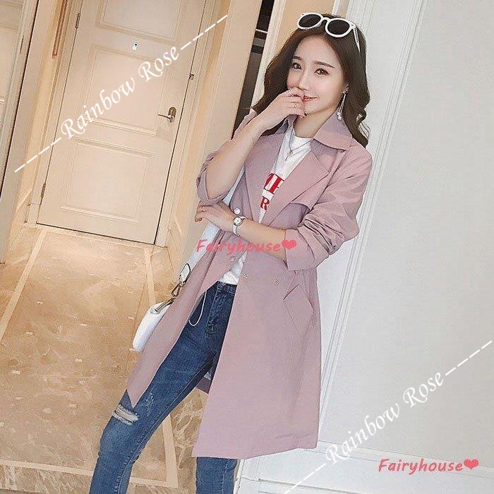 トレンチコート レディース 40代 ミディアム丈ジャケット 春コート ゆったりアウター 秋服 カジュアル韓国風 30代50代 オシャレ大きいサイズ 