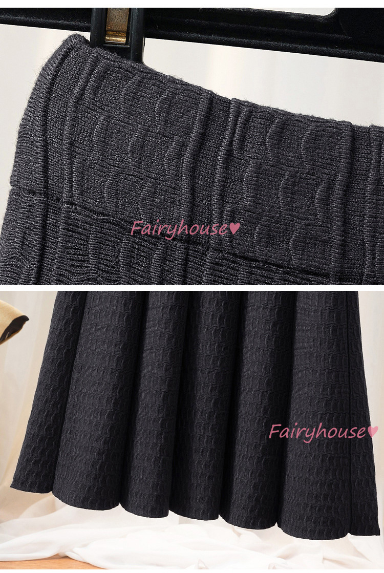 ニットスカート マキシ丈 秋冬 Aラインスカート 黒ニット フレアスカート セーター 40代 オシャレ50代 ロング丈スカート レディース ハイウェストボ大人 